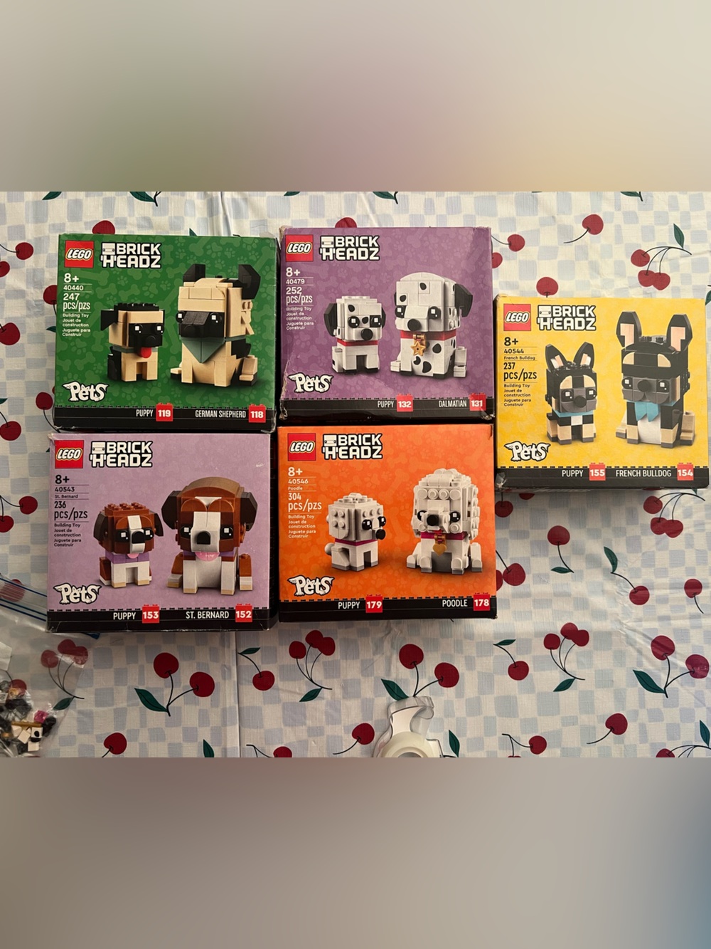 RETIRED LEGO DOG COLLECTION COMPLETE SET - PRE LOVED - NO MISSING PECIES 💖🙌